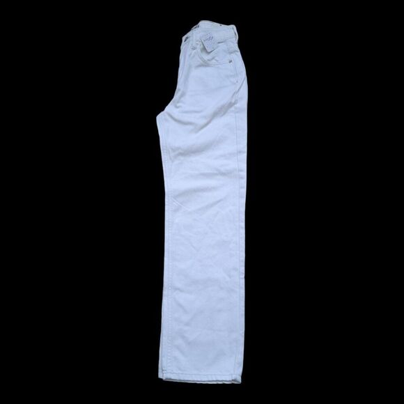 We The Free Ivory White The Pacifica High Rise Slim Straight Leg Denim Jeans 25 - Picture 7 of 11